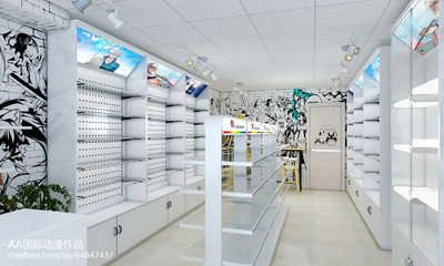 引領(lǐng)動(dòng)漫潮流 AA國際動(dòng)漫3D裝修設(shè)計(jì)效果圖，打造沉浸式消費(fèi)空間